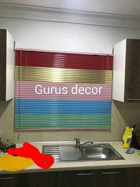 The Rainbow Kitchen — Colour-run slats — kitchen